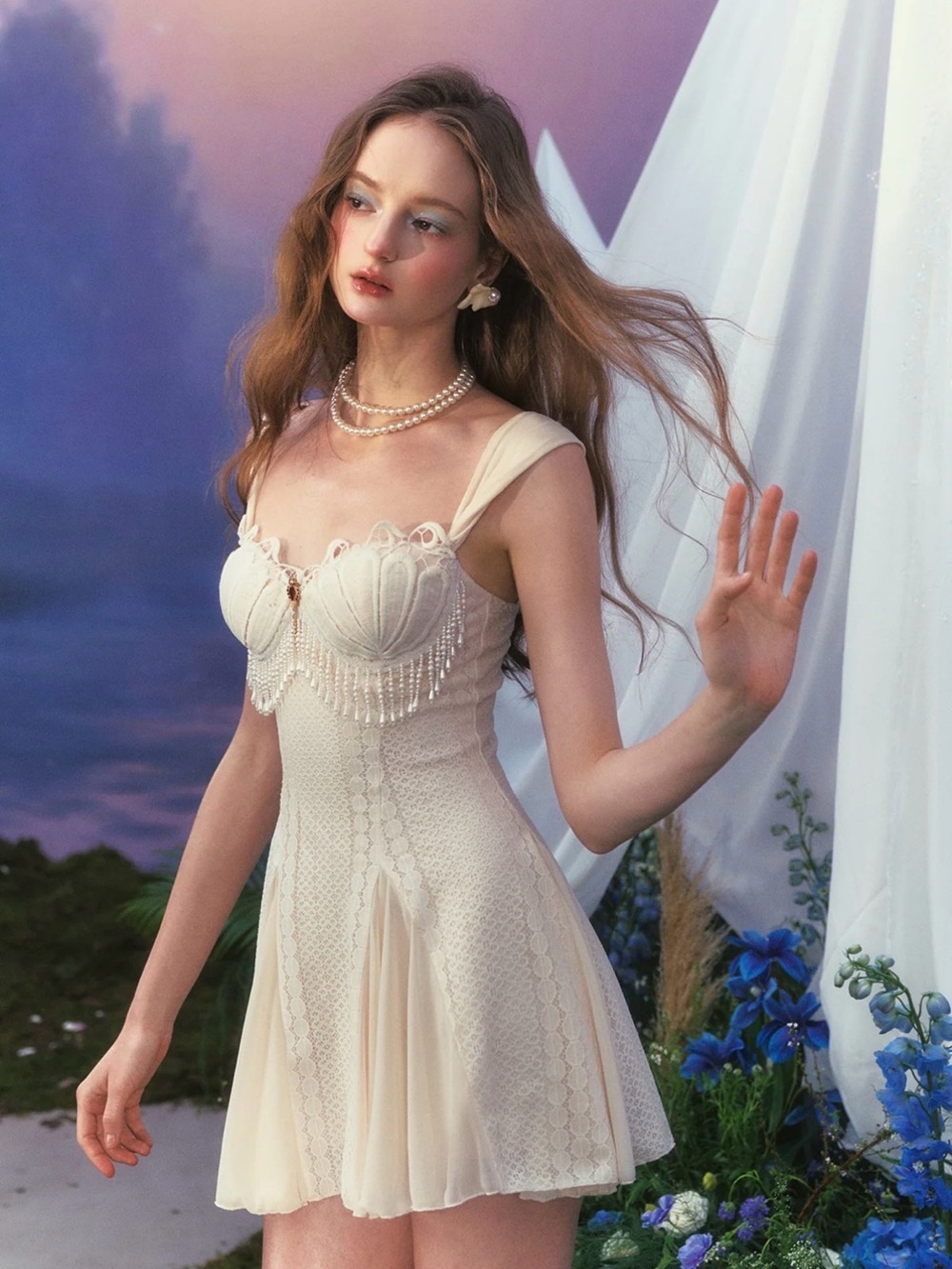 LaceMade Siren’s Song mini dress